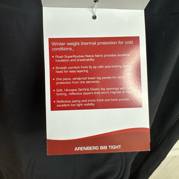 NEW Hincapie Men’s Arenberg Bibtight Black Cycling/Bike Size 2XL - Picture 5 of 11